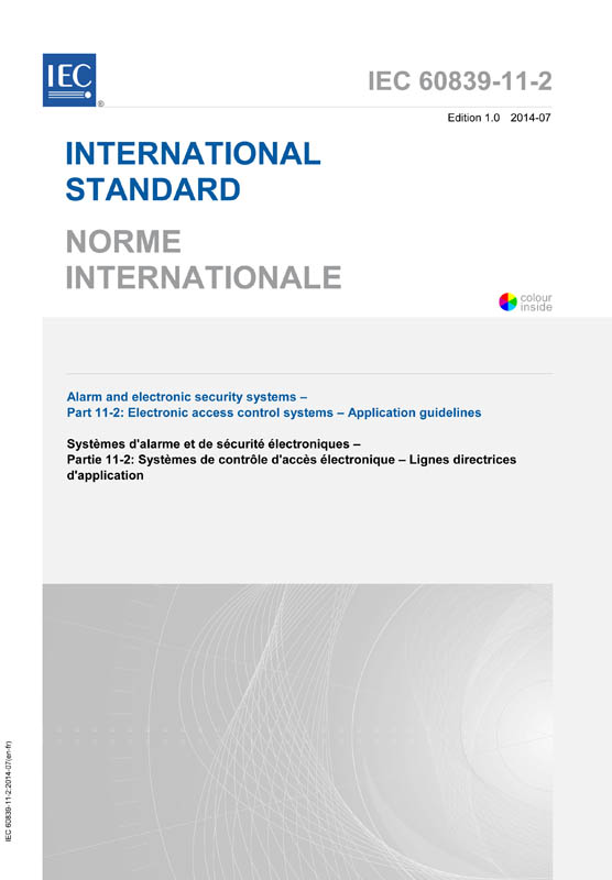 Cover IEC 60839-11-2:2014
